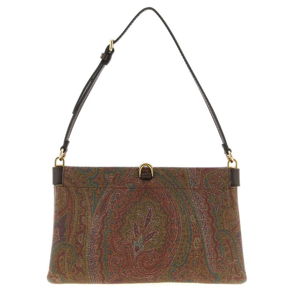Etro Brown Pvc Clutch Women's Bag